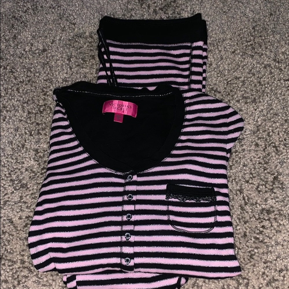 Matching Victoria’s Secret pajama set.